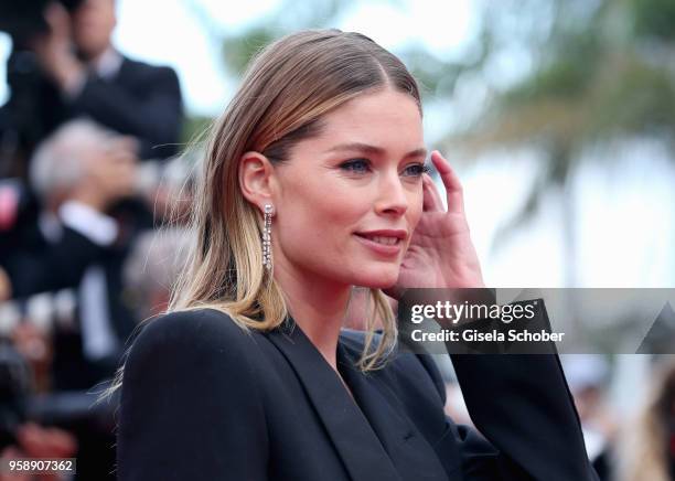 Doutzen Kroes attends the screening of "Solo: A Star Wars Story" during the 71st annual Cannes Film Festival at Palais des Festivals on May 15, 2018...