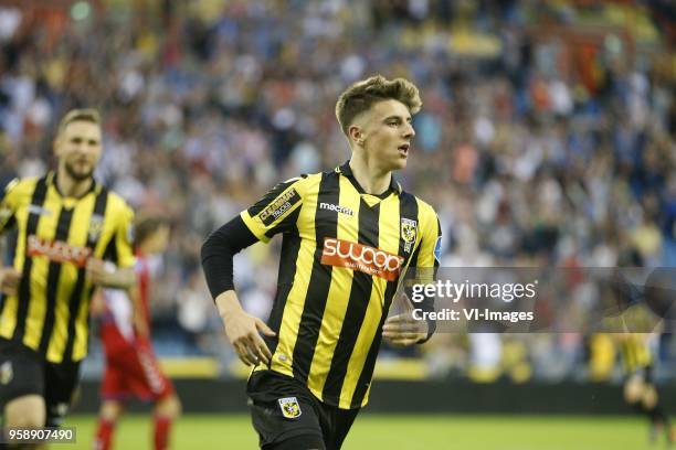 Mason Mount of Vitesse during the Dutch Eredivisie play-offs final match between Vitesse Arnhem and FC Utrecht at Gelredome on May 15, 2018 in...