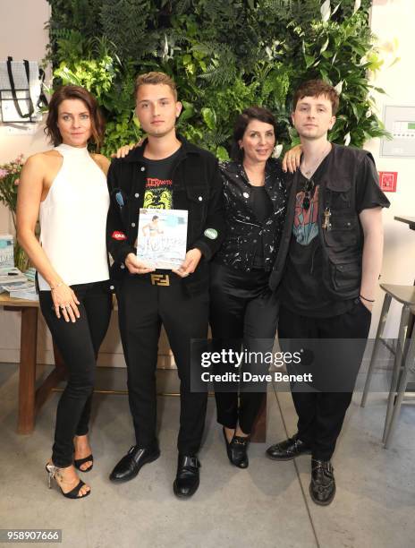 Holly Davidson, Raff Law, Sadie Frost and Rudy Law attend the launch of Holly Davidson's new book "Active: Workouts That Work For You" with Kyle...