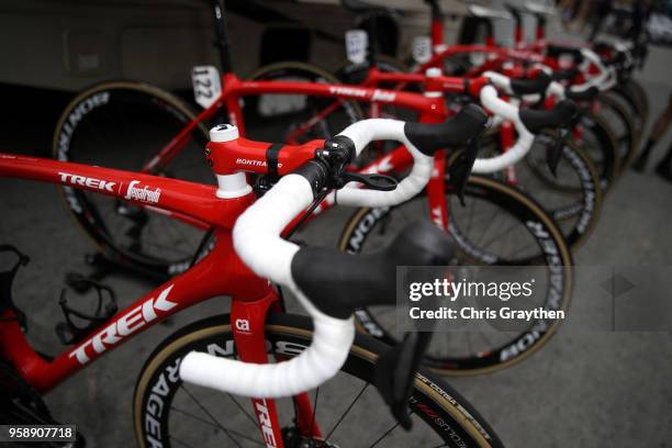Detail view of the bicycle for Peter Stetina of The United States and Team Trek Segafredo during stage three of the 13th Amgen Tour of California, a...
