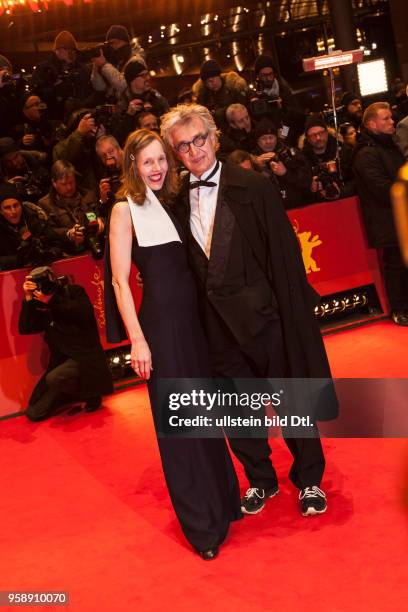 Wim Wenders und seine Ehefrau Donata auf der Berlinale Eröffnung als Gast für den Fillm Django am