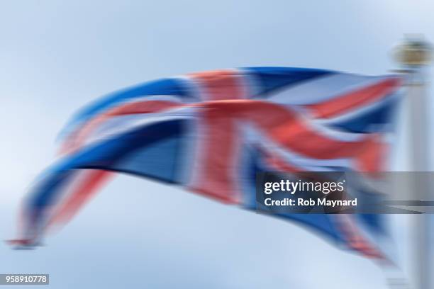 abstract of british flag - flagship store stock pictures, royalty-free photos & images