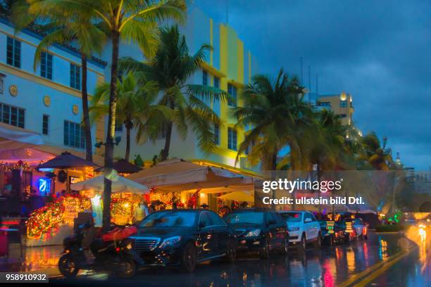 Rainfall in Miami Beach