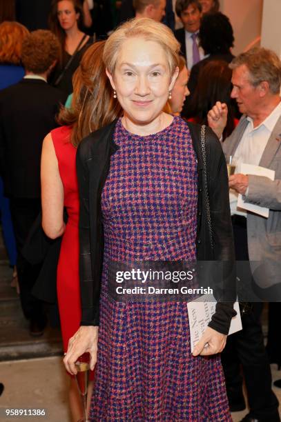 Justine Picardie attends the new Royal Academy of Arts opening party at Royal Academy of Arts on May 15, 2018 in London, England.