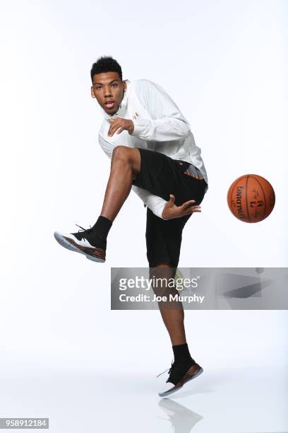 Draft Prospect, Allonzo Trier poses for a portrait during the 2018 NBA Combine circuit on May 15, 2018 at the Intercontinental Hotel Magnificent Mile...