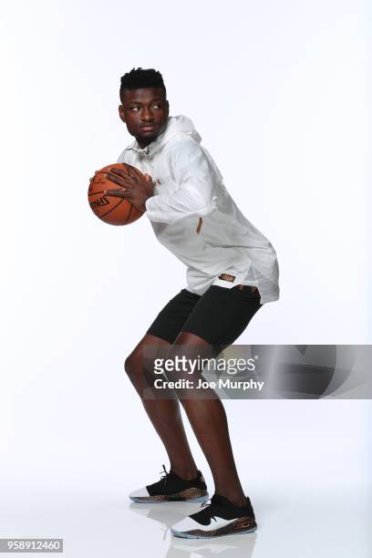 Draft Prospect, Chimezie Metu poses for a portrait during the 2018 NBA Combine circuit on May 15, 2018 at the Intercontinental Hotel Magnificent Mile...