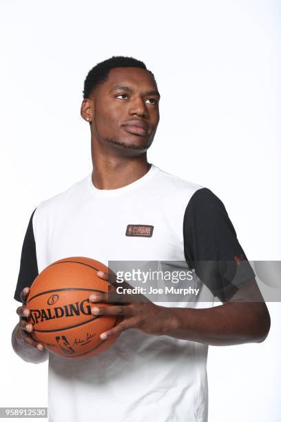 Draft Prospect, Brandon McCoy poses for a portrait during the 2018 NBA Combine circuit on May 15, 2018 at the Intercontinental Hotel Magnificent Mile...