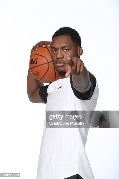 Draft Prospect, Brandon McCoy poses for a portrait during the 2018 NBA Combine circuit on May 15, 2018 at the Intercontinental Hotel Magnificent Mile...