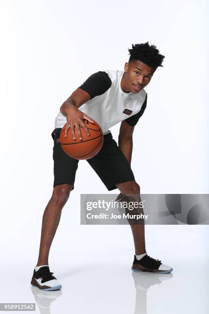 Draft Prospect, Jaylen Hands poses for a portrait during the 2018 NBA Combine circuit on May 15, 2018 at the Intercontinental Hotel Magnificent Mile...