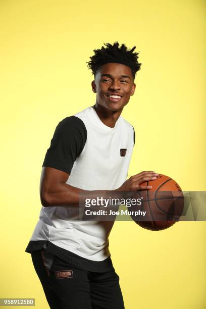 Draft Prospect, Jaylen Hands poses for a portrait during the 2018 NBA Combine circuit on May 15, 2018 at the Intercontinental Hotel Magnificent Mile...