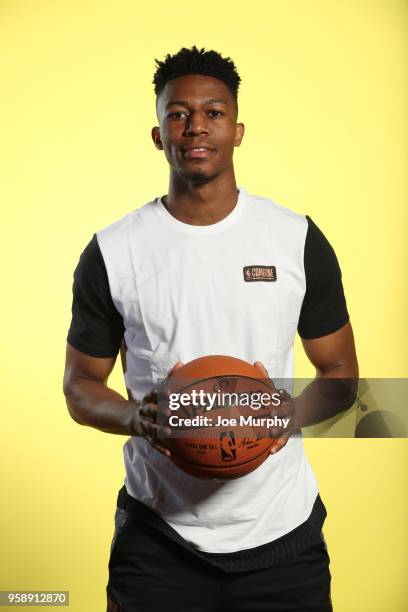 Draft Prospect, Tyus Battle poses for a portrait during the 2018 NBA Combine circuit on May 15, 2018 at the Intercontinental Hotel Magnificent Mile...