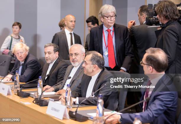 British Secretary of State for Foreign & Commonwealth Affairs Boris Johnson political deputy at the Ministry of Foreign Affairs Abbas Araghchi ,...