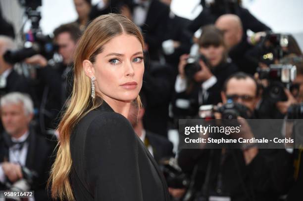Doutzen Kroes attends the screening of 'Solo: A Star Wars Story' during the 71st annual Cannes Film Festival at Palais des Festivals on May 15, 2018...