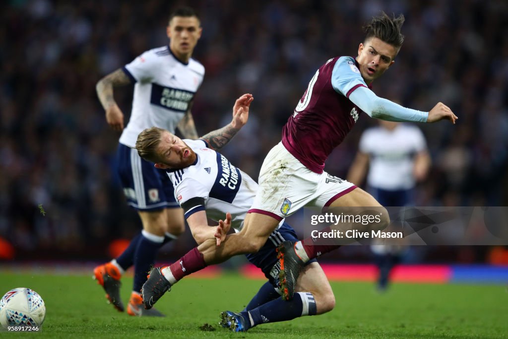 Aston Villa v Middlesbrough - Sky Bet Championship Play Off Semi Final:Second Leg