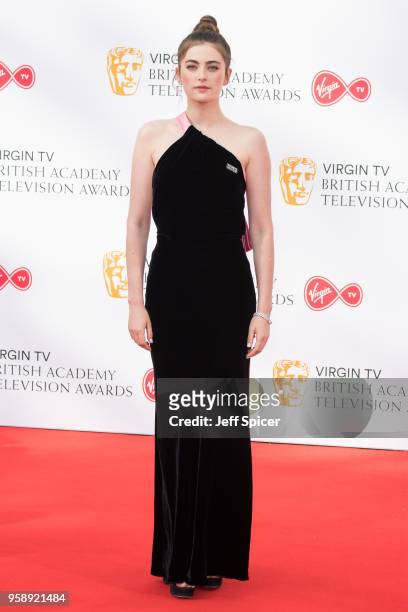 Millie Brady attends the Virgin TV British Academy Television Awards at The Royal Festival Hall on May 13, 2018 in London, England.