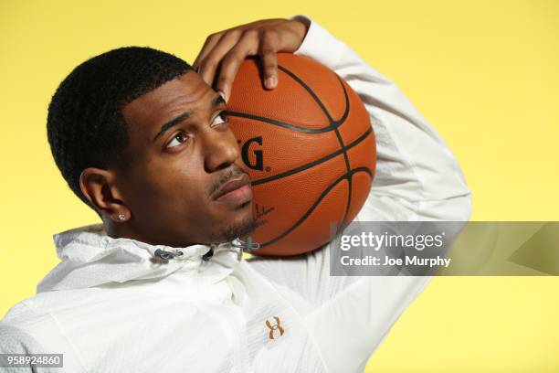 Draft Prospect, De'Anthony Melton poses for a portrait during the 2018 NBA Combine circuit on May 15, 2018 at the Intercontinental Hotel Magnificent...