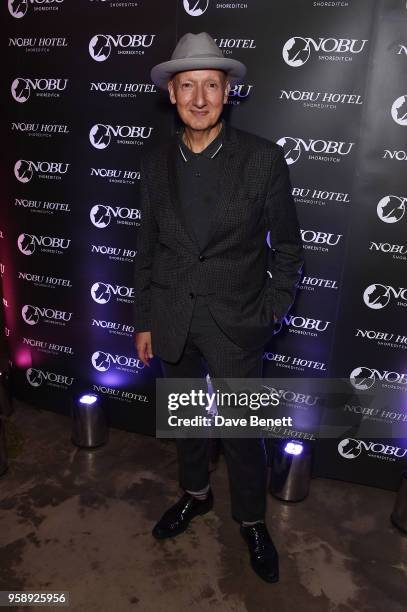 Stephen Jones attends at the Nobu Hotel London Shoreditch official launch event on May 15, 2018 in London, United Kingdom.