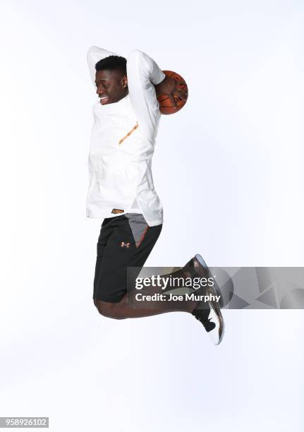 Draft Prospect, Rawle Alkins poses for a portrait during the 2018 NBA Combine circuit on May 15, 2018 at the Intercontinental Hotel Magnificent Mile...