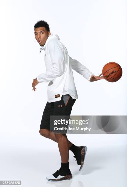 Draft Prospect, Allonzo Trier poses for a portrait during the 2018 NBA Combine circuit on May 15, 2018 at the Intercontinental Hotel Magnificent Mile...