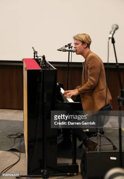 Tom Odell performs live at the new Royal Academy of Arts opening party at Royal Academy of Arts on May 15, 2018 in London, England.