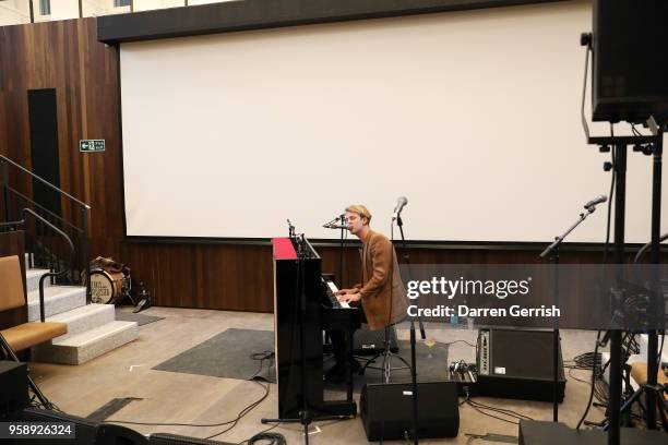 Tom Odell performs live at the new Royal Academy of Arts opening party at Royal Academy of Arts on May 15, 2018 in London, England.