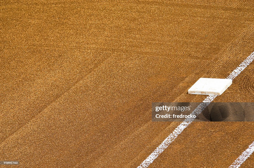 Baseball Field at Baseball Game