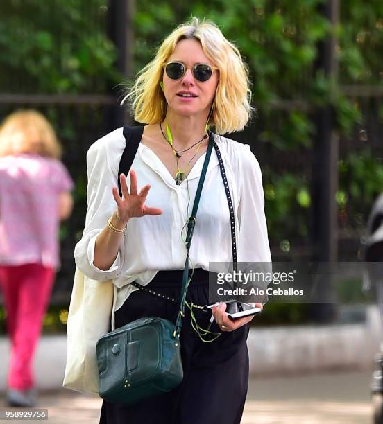 Naomi Watts is seen in Tribeca on May 15, 2018 in New York City.