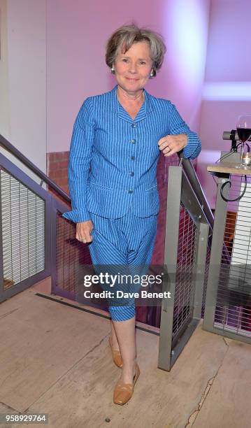 Imelda Staunton attends the Park Theatre's 5th Birthday featuring a gala performance of "Building The Wall" on May 15, 2018 in London, England.