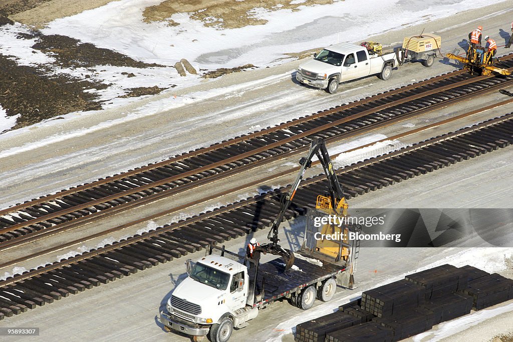 Helicopter Tour Of Intermodal Yards Outside Chicago