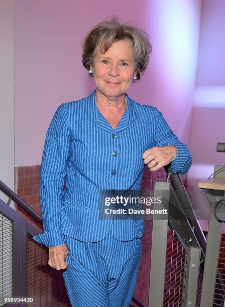 Imelda Staunton attends the Park Theatre's 5th Birthday featuring a gala performance of "Building The Wall" on May 15, 2018 in London, England.