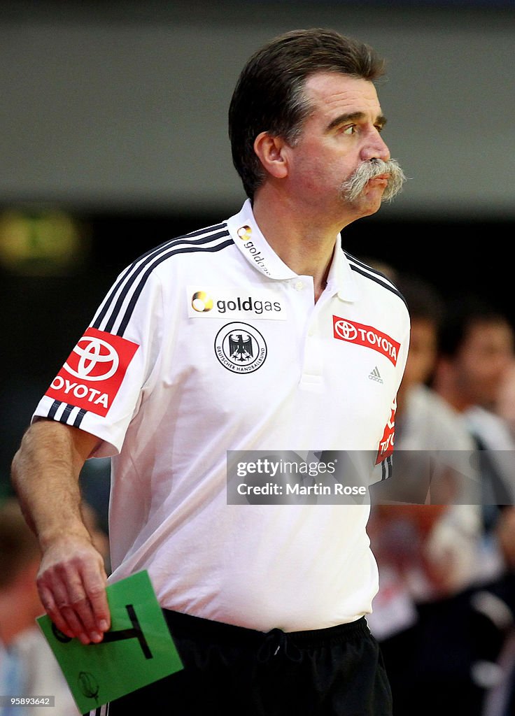 Slovenia v Germany - Men's European Handball Championship 2010