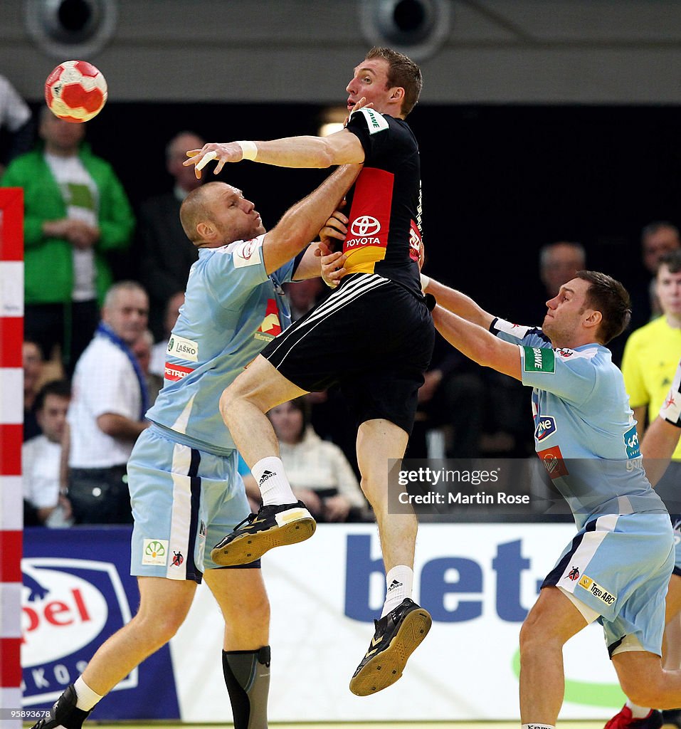 Slovenia v Germany - Men's European Handball Championship 2010