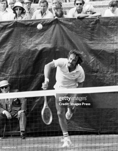 John Newcombe circa 1973 in Forest Hills, Queens.