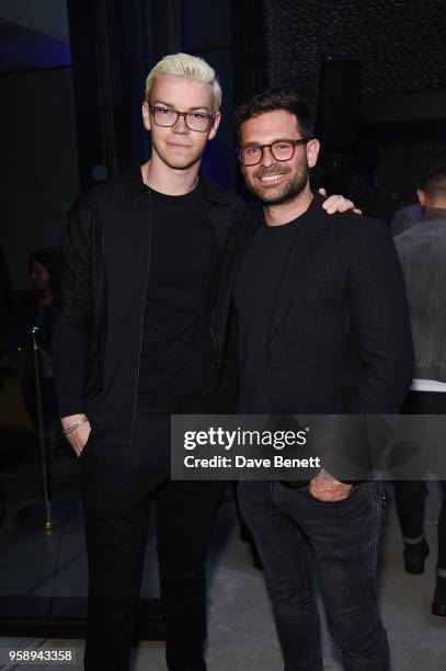 Will Poulter and guest arrives at the Nobu Hotel London Shoreditch official launch event on May 15, 2018 in London, United Kingdom.