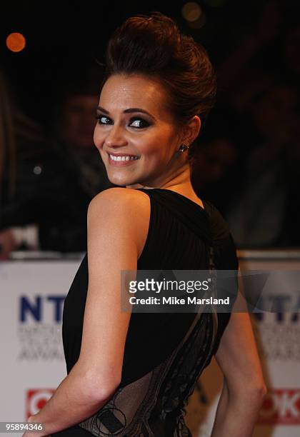 Actress Kara Tointon attends the 15th National Television Awards held at the O2 Arena on January 20, 2010 in London, England.