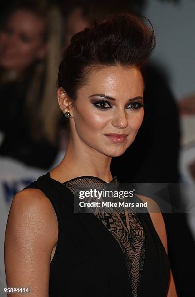 Actress Kara Tointon attends the 15th National Television Awards held at the O2 Arena on January 20, 2010 in London, England.