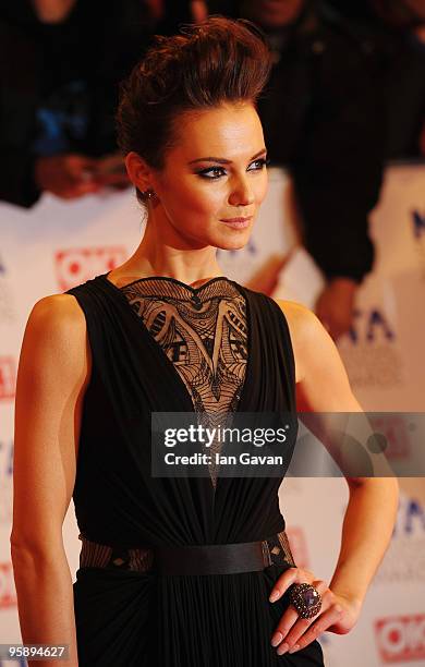 Eastenders actress Kara Tointon arrives at the National Television Awards held at O2 Arena on January 20, 2010 in London, England.