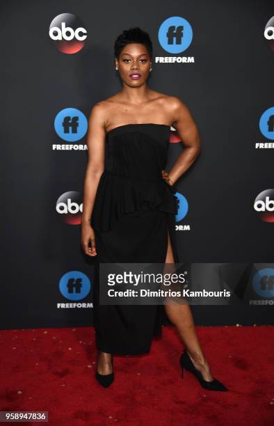 Actress Afton Williamson attends during 2018 Disney, ABC, Freeform Upfront at Tavern On The Green on May 15, 2018 in New York City.