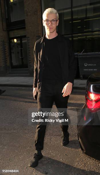 Will Poulter seen attending Nobu Hotel Shoreditch - launch party on May 15, 2018 in London, England.