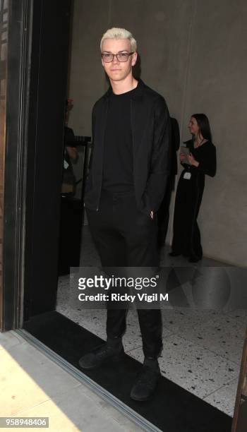 Will Poulter seen attending Nobu Hotel Shoreditch - launch party on May 15, 2018 in London, England.