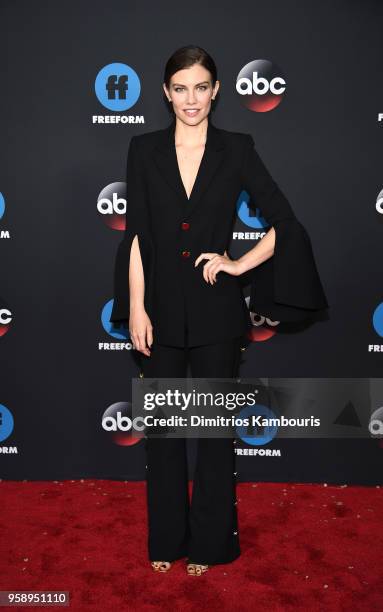 Actress Lauren Cohan attends during 2018 Disney, ABC, Freeform Upfront at Tavern On The Green on May 15, 2018 in New York City.