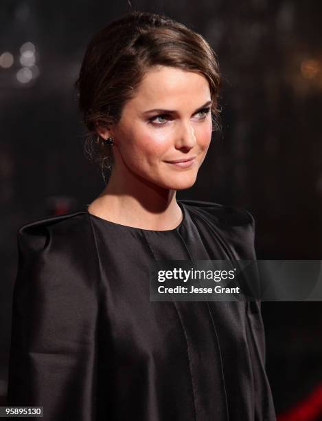 Actress Keri Russell arrives to the "Extraordinary Measures" Los Angeles Premiere at Grauman's Chinese Theatre on January 19, 2010 in Hollywood,...