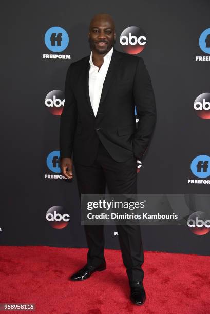 Actor Adewale Akinnuoye-Agbaje attends during 2018 Disney, ABC, Freeform Upfront at Tavern On The Green on May 15, 2018 in New York City.