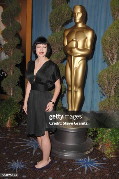 Diablo Cody poses during the 80th annual Academy Awards nominees luncheon held at the Beverly Hilton Hotel on February 4, 2008 in Los Angeles,...