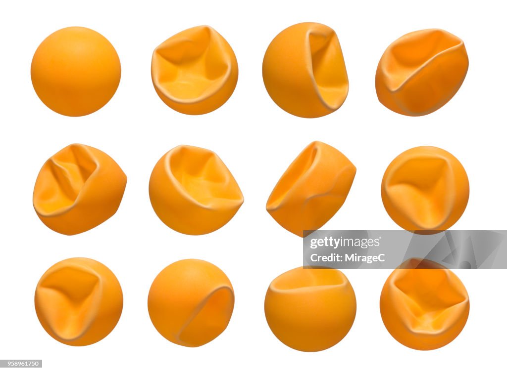Squashed Order Squashed Table Tennis Balls Foto de stock - Getty Images
