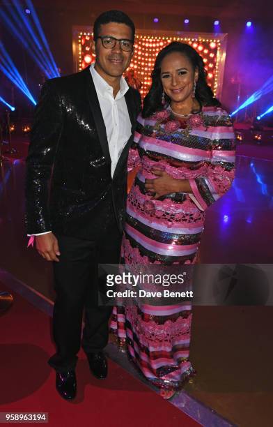 Sindika Dokolo and Isabel dos Santos attend the de Grisogono party during the 71st annual Cannes Film Festival at Villa des Oliviers on May 15, 2018...