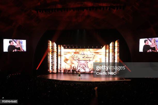 NBCUniversal Upfront in New York City on Monday, May 14, 2018 -- Pictured: Darci Lynne, "Americss's Got Talent" on NBC --