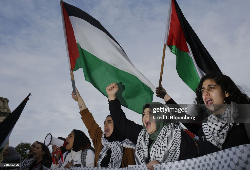Chicagoland Palestinians And Supporters Respond To U.S. Embassy Move & Deadly Gaza Violence