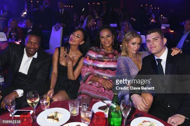 Chris Tucker, Nicole Scherzinger, Isabel dos Santos, Paris Hilton and Chris Zylka attends the de Grisogono party during the 71st annual Cannes Film...