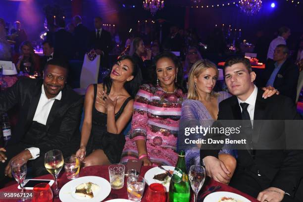 Chris Tucker, Nicole Scherzinger, Isabel dos Santos, Paris Hilton and Chris Zylka attends the de Grisogono party during the 71st annual Cannes Film...